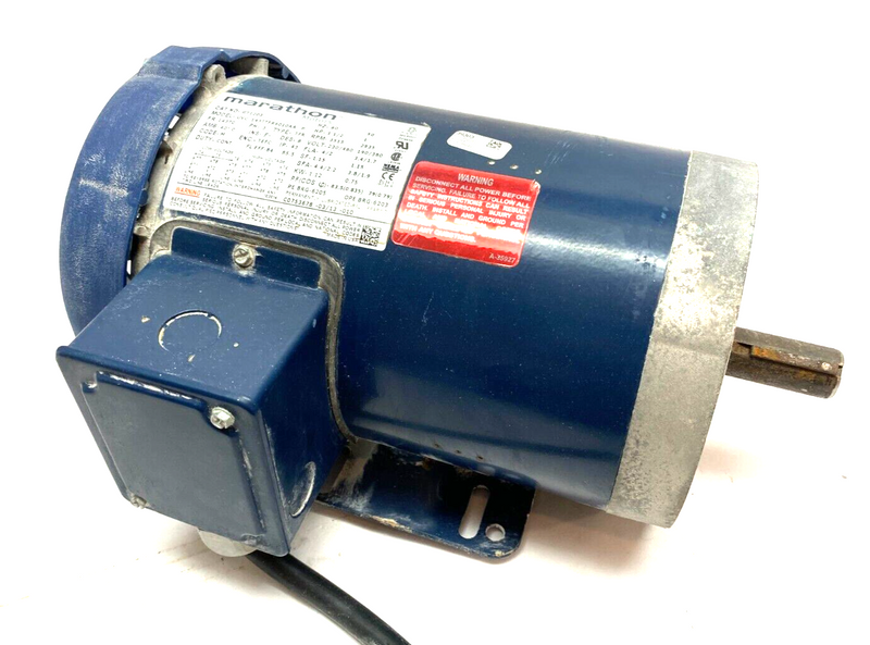 Marathon GT1203 3-Phase Electric Motor 143TC Frame 3515 Rpm 1-1/2HP 143TTFR6010 - Maverick Industrial Sales