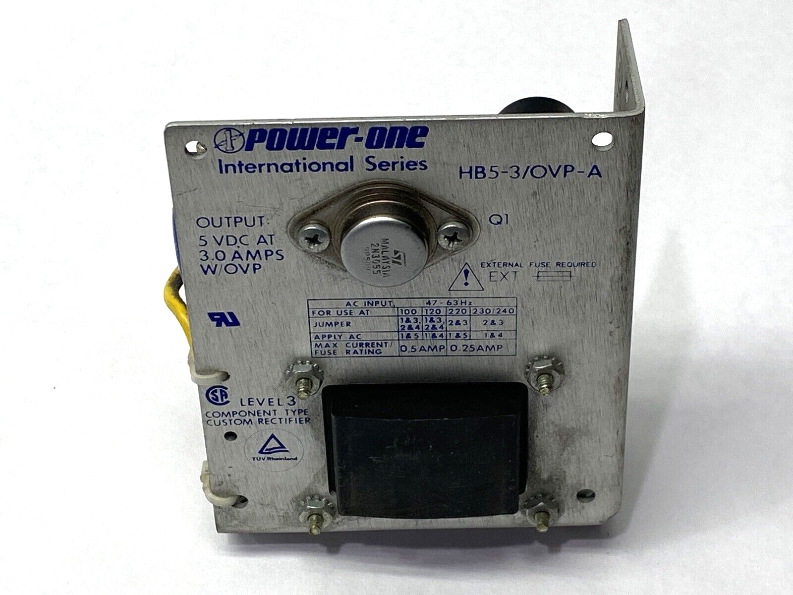 Power One HB5-3/OVP-A Power Supply 3A - Maverick Industrial Sales