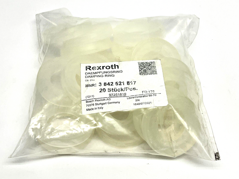 Bosch Rexroth 3842521817 Damping Rings - Maverick Industrial Sales