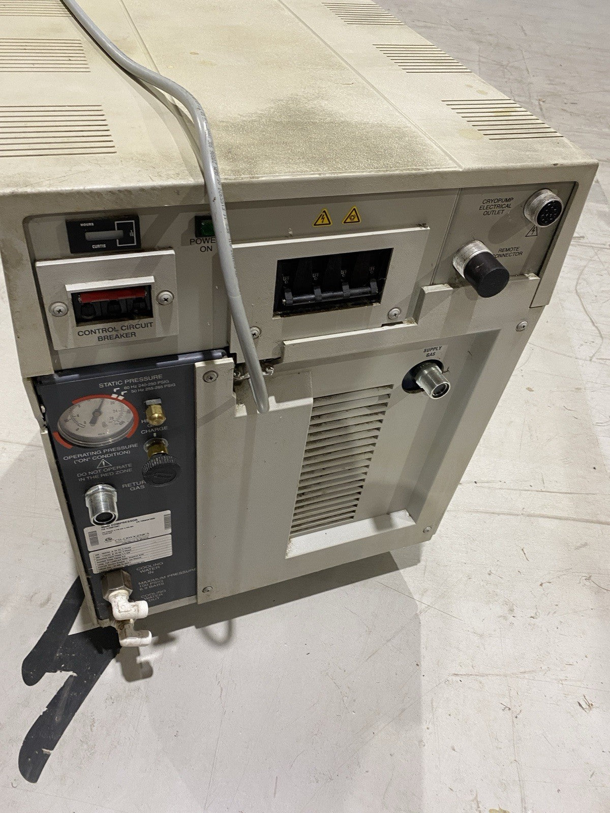 CTI Cryogenics 8135901G001 3Ph 9600 Series Compressor 380-460V Broken Casing - Maverick Industrial Sales