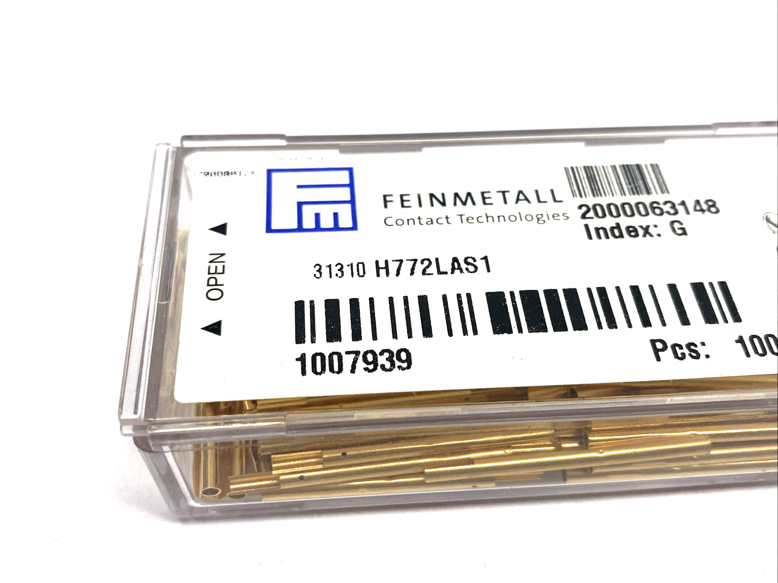 Feinmetall 1007939 High Current Probe H772LAS1 100-PACK - Maverick Industrial Sales
