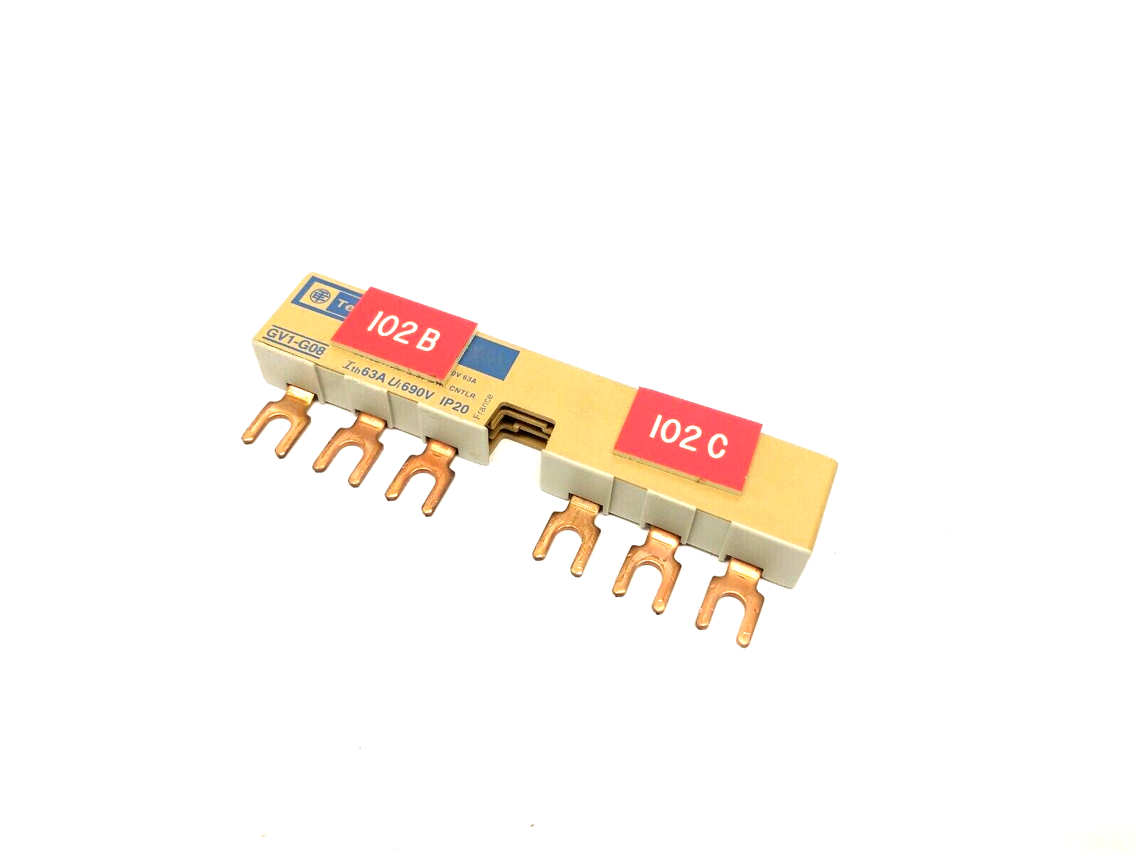 Telemecanique GV1-G08 Busbar 63A LOT OF 2 - Maverick Industrial Sales