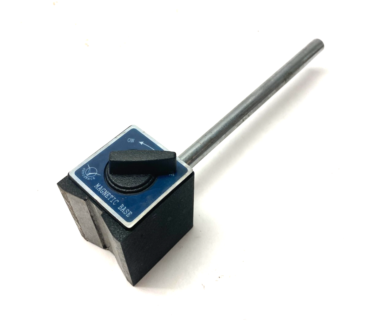 Aerospace Magnetic Base Test Tool/Indicator Holder 7" Post, 9" Overall Height - Maverick Industrial Sales