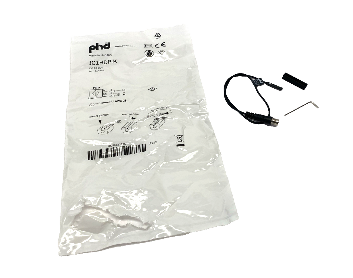 PHD JC1HDP-K GRL Gripper 5580 Switch Replacement M8 Male 3-Pin 55824-1 - Maverick Industrial Sales