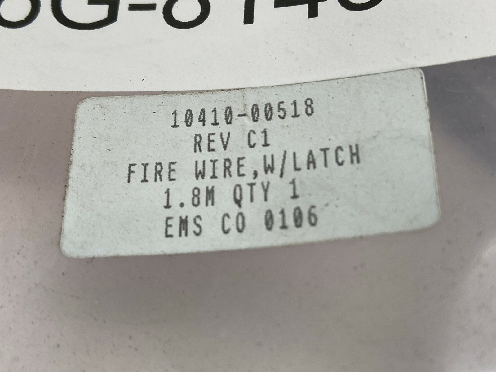 Molex 10410-00518 Fire Wire with Latch 1.8M Rev. C1 - Maverick Industrial Sales