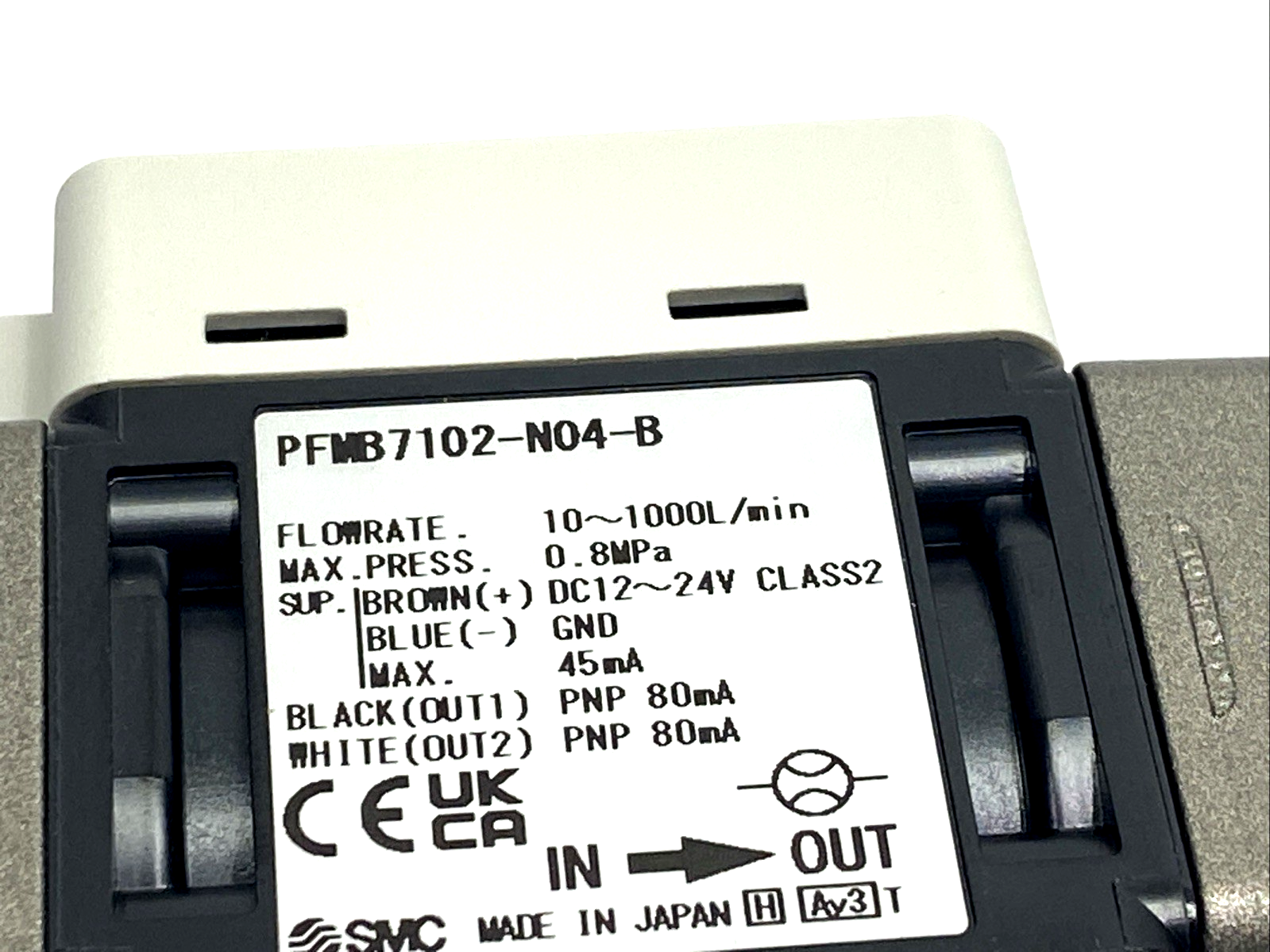 SMC PFMB7102-N04-B Digital Air Flow Switch 1/2" NPT - Maverick Industrial Sales