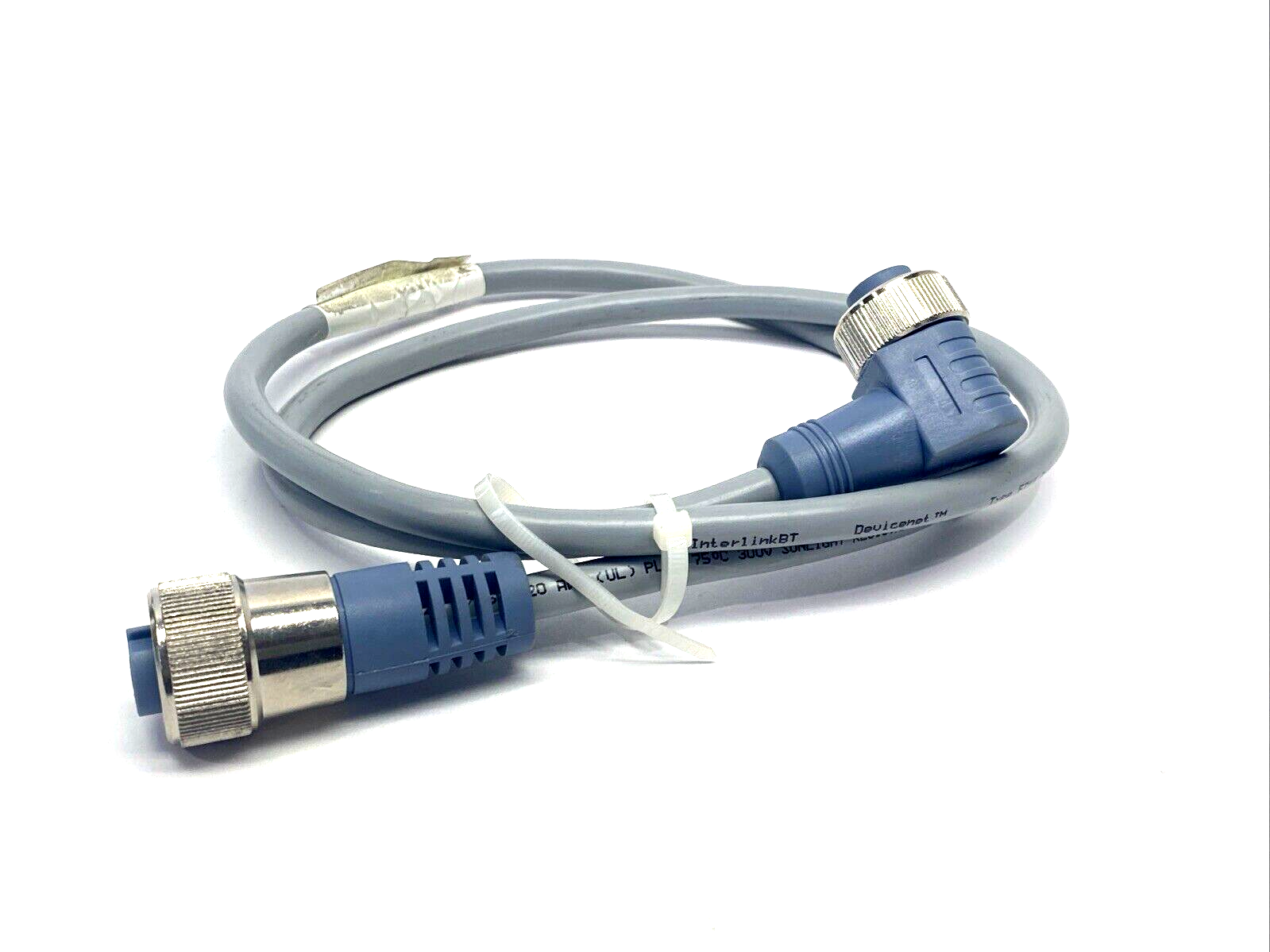 Turck RKM WKM 5711-1M DeviceNet 7/8" Female 5-Pin Straight To Angle 1m U7377-1 - Maverick Industrial Sales