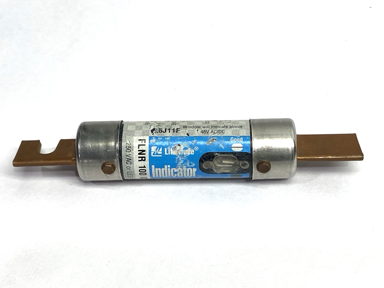 FLNR100ID | Littelfuse Time Delay Current Limiting Fuse Class RK5 250V 100A - Used - Maverick Industrial Sales