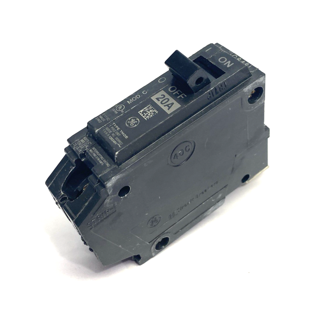 General Electric 30652 20A Circuit Breaker 1-Pole Type THQB HACR SWD, MOD. C - Maverick Industrial Sales