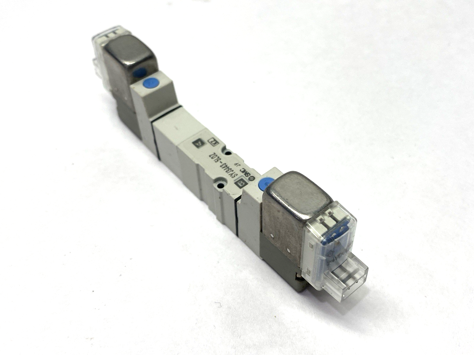 SMC SYJ3443-5LOZ Pneumatic Solenoid Valve 5-Port 24VDC - Maverick Industrial Sales