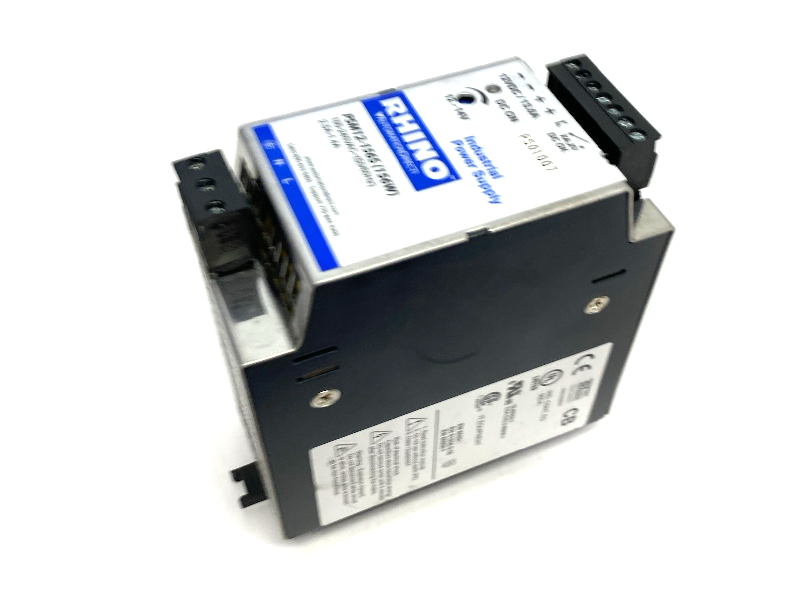 Automation Direct PSM12-156S RHINO SELECT Power Supply BROKEN DIN LATCH - Maverick Industrial Sales