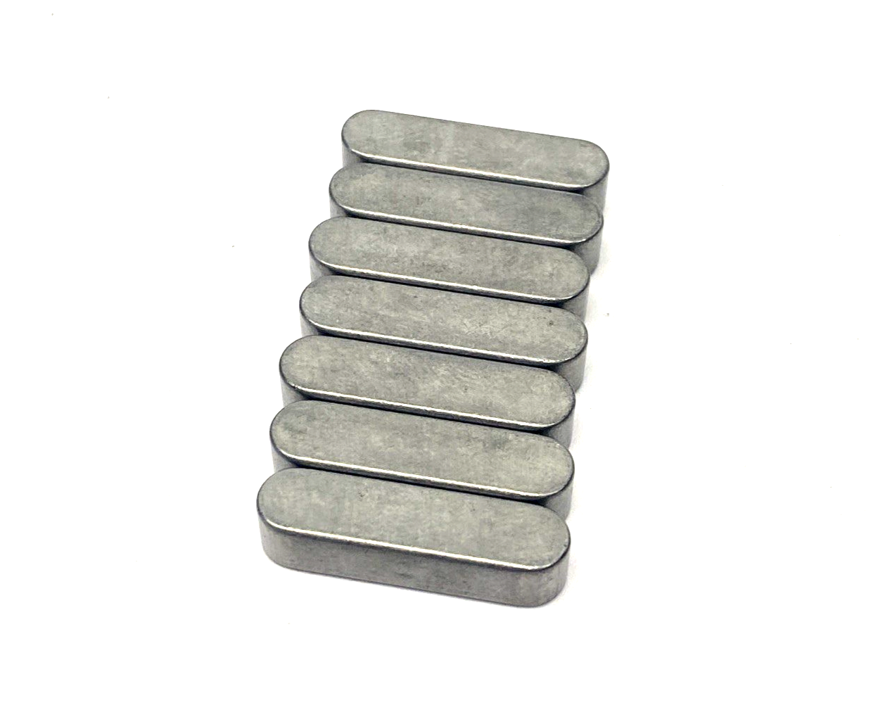 MiSUMi KES8-30 Parallel Key-Way Key 30mm Long x 8mm Wide, Rounded Ends, LOT OF 7 - Maverick Industrial Sales