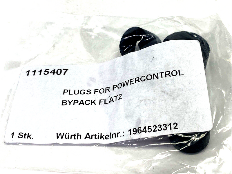 Wurth 1115407 Plugs For Powercontrol Bypack FLAT2 1964523312 - Maverick Industrial Sales