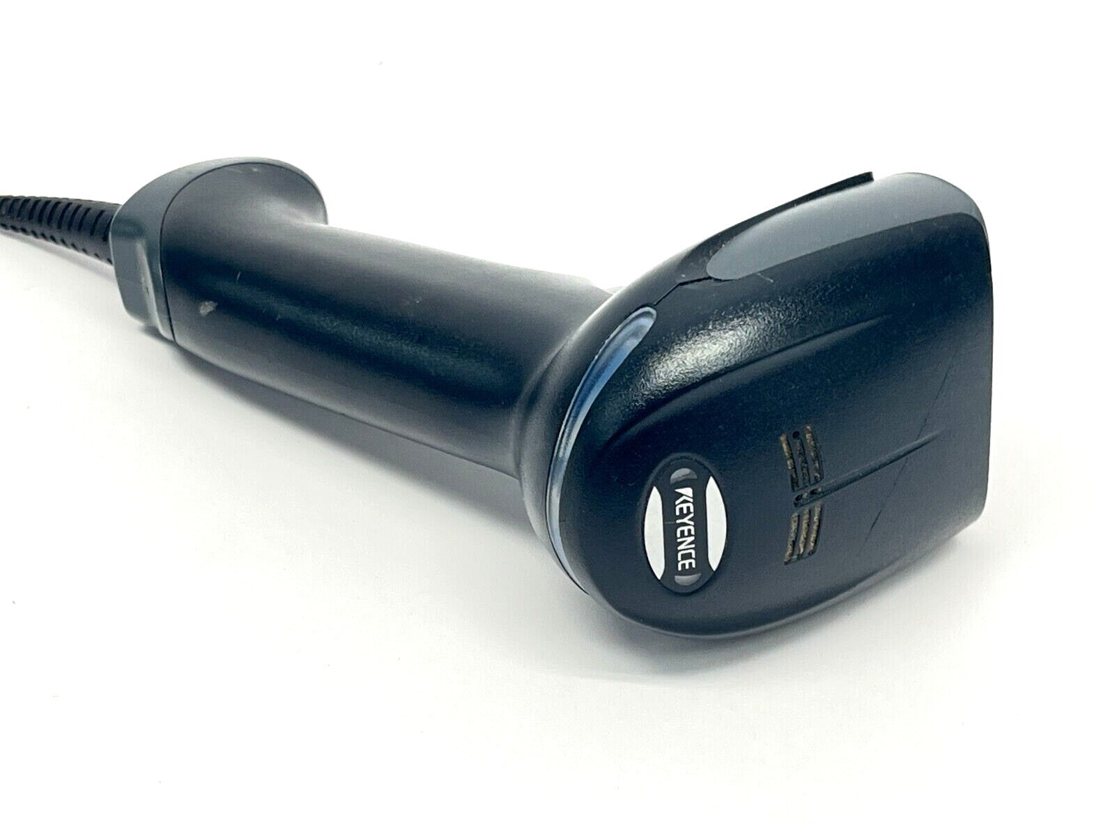HR-100 | Keyence Rev. H Handheld Code Reader w/ HR-1C3UN Rev. C Comm Cable - Used - Maverick Industrial Sales