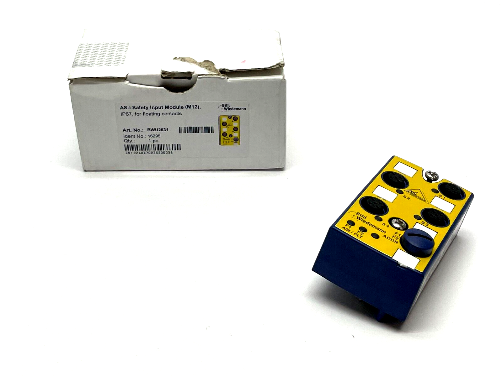 Bihl+Wiedemann BWU2631 Safety Input Module 16295 - Maverick Industrial Sales