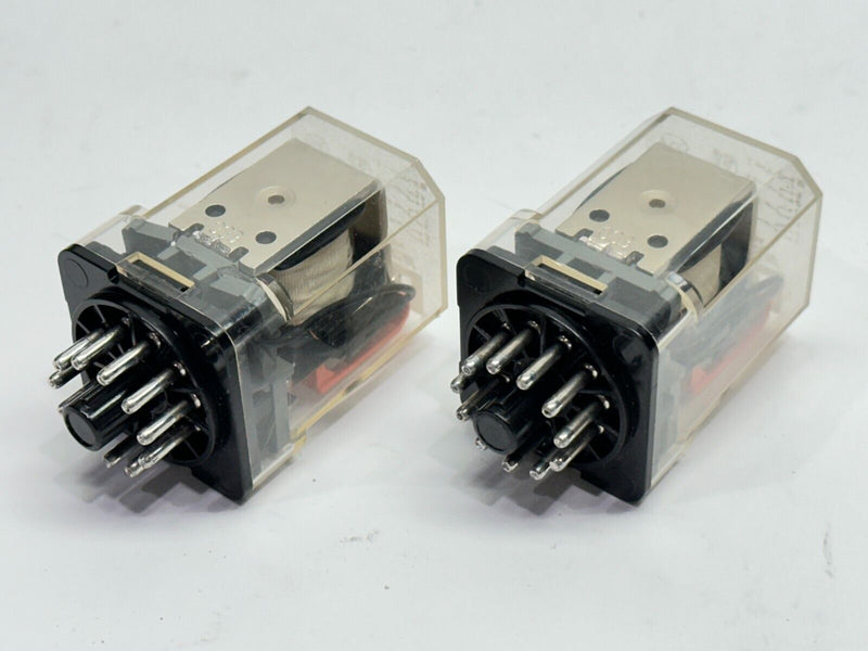 Schrack RL301024 Plug-In Relay 11-Pin 24V 10A 250V LOT OF 2 - Maverick Industrial Sales