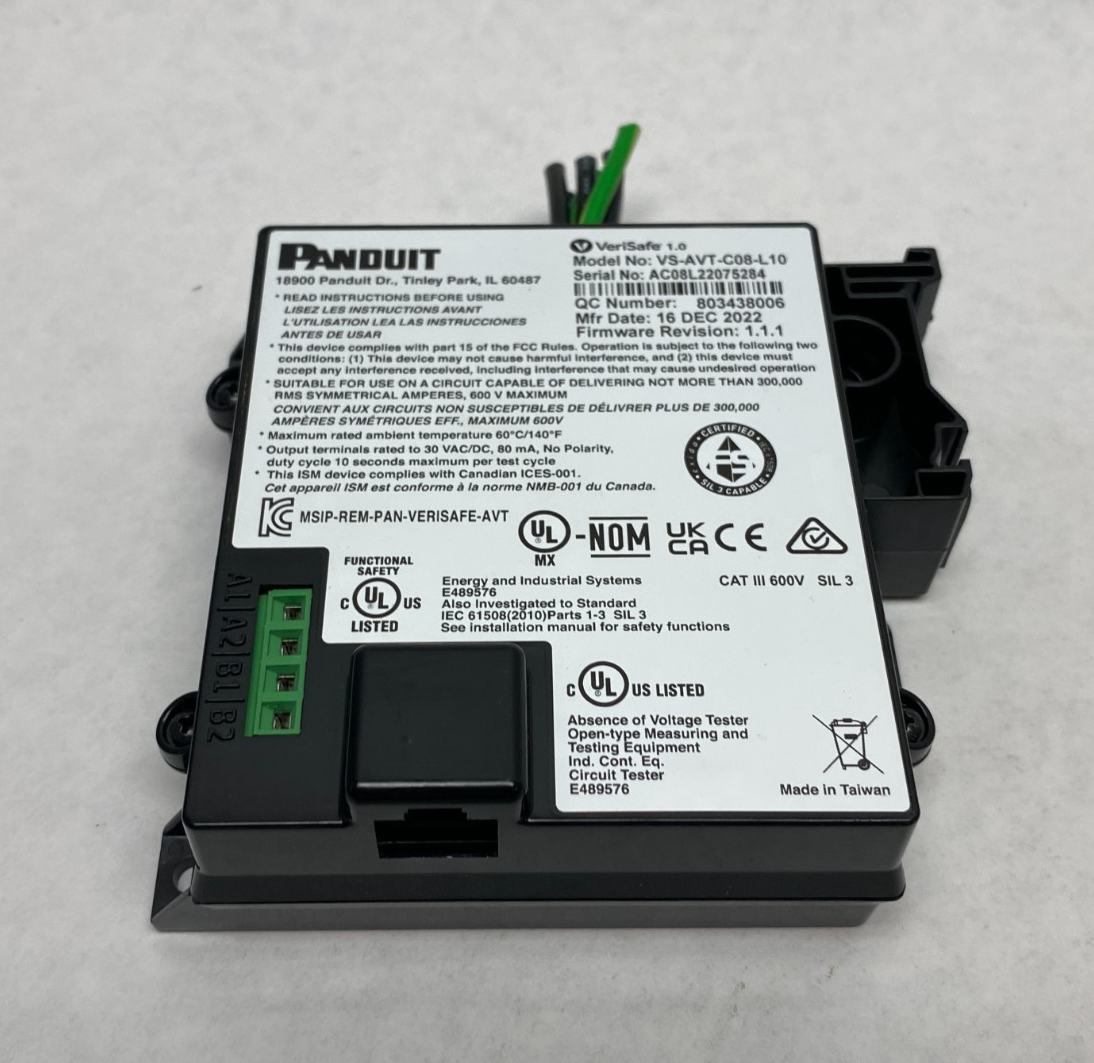 VS-AVT-C08-L10 | Panduit Verisafe Absence of Voltage Tester LEADS CUT - Used - Maverick Industrial Sales