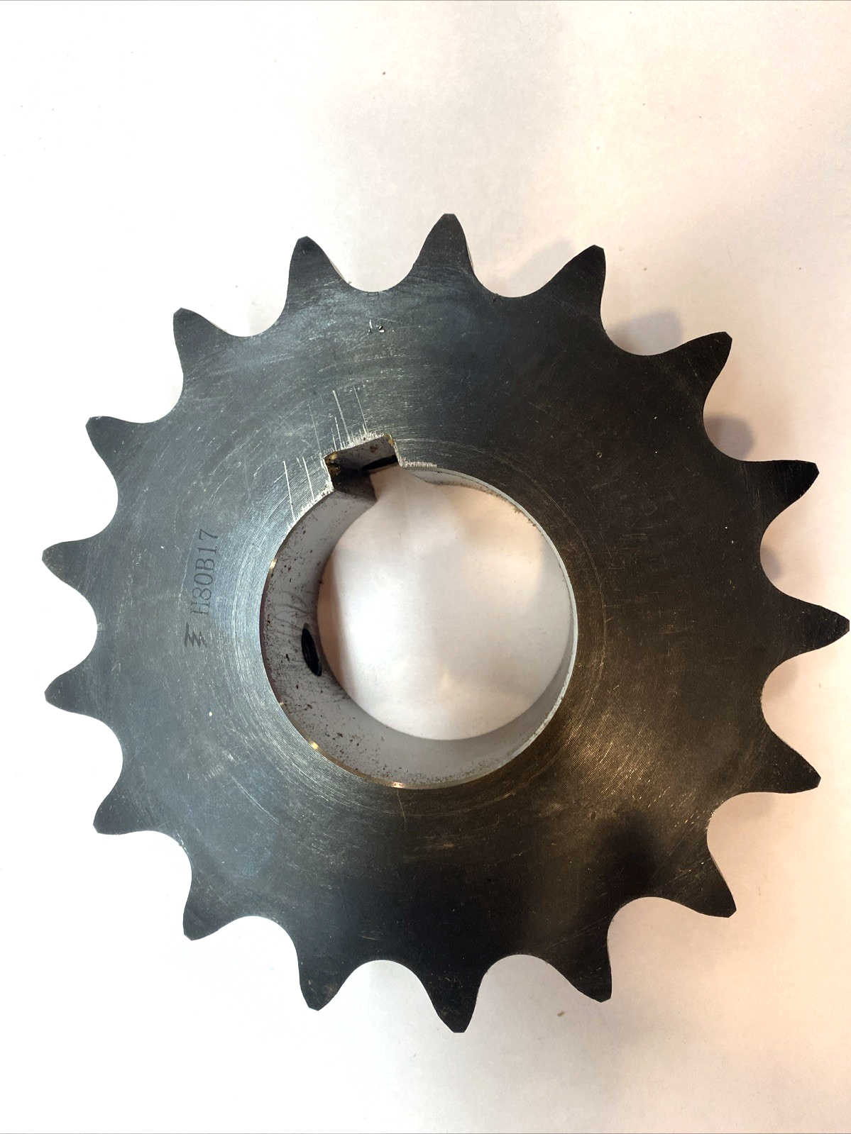 Tsubaki H80B17 Stock Bore Sprocket 2-1/4" Bore 6" OD - New – Open box - Maverick Industrial Sales