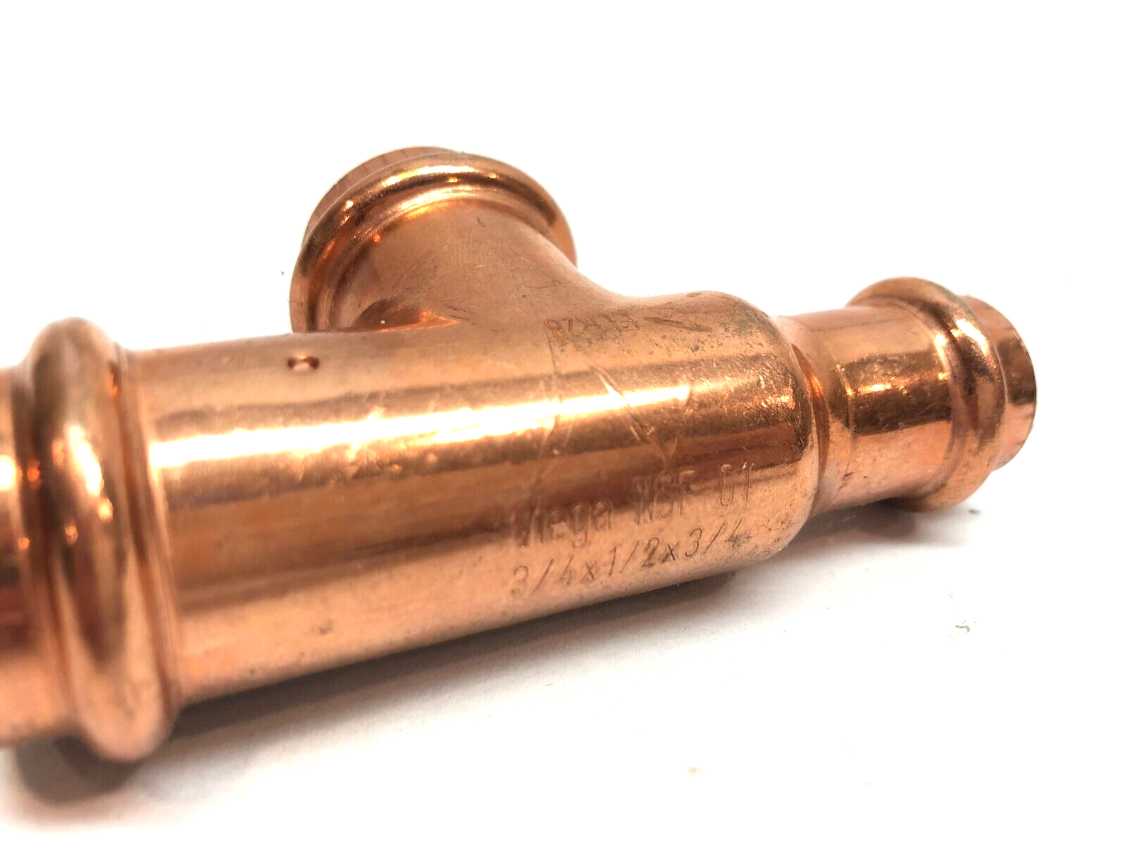 Viega 77397 ProPress TEE Fitting, 3/4" x 1/2" x 3/4" CxCxC, 3AV82 - Maverick Industrial Sales