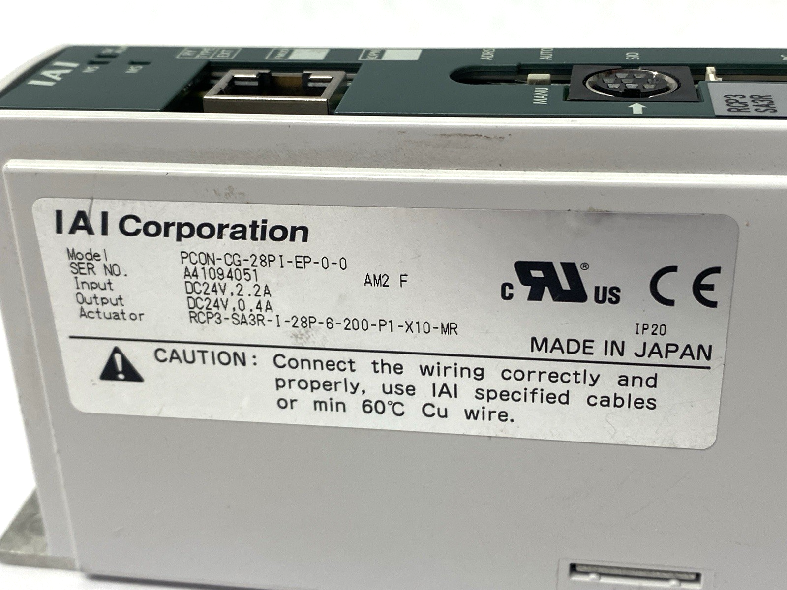 IAI PCON-CG-28PI-EP-0-0 Intelligent Actuator Controller 24VDC - Maverick Industrial Sales