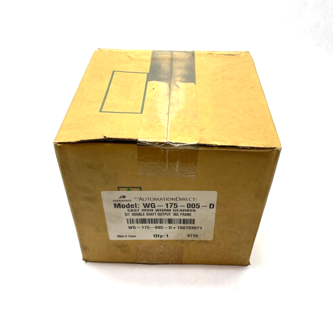 Automation Direct IronHorse WG-175-005-D Worm Gearbox Speed Reducer 5:1 Ratio - Maverick Industrial Sales