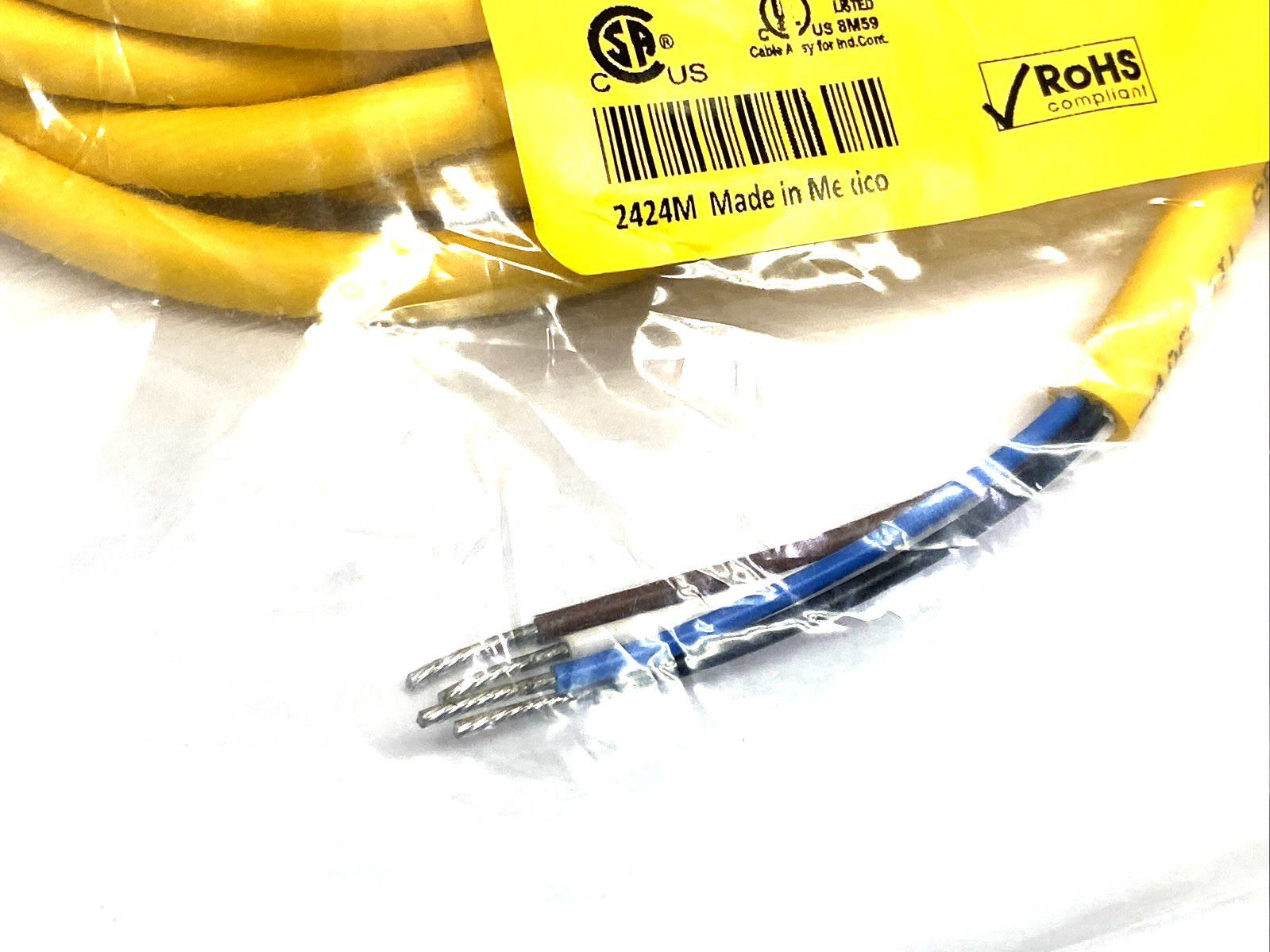 RKM 40-4M | Turck Cordset 7/8" Female 4-Pin To Wire Leads 4m U2045- New - Maverick Industrial Sales