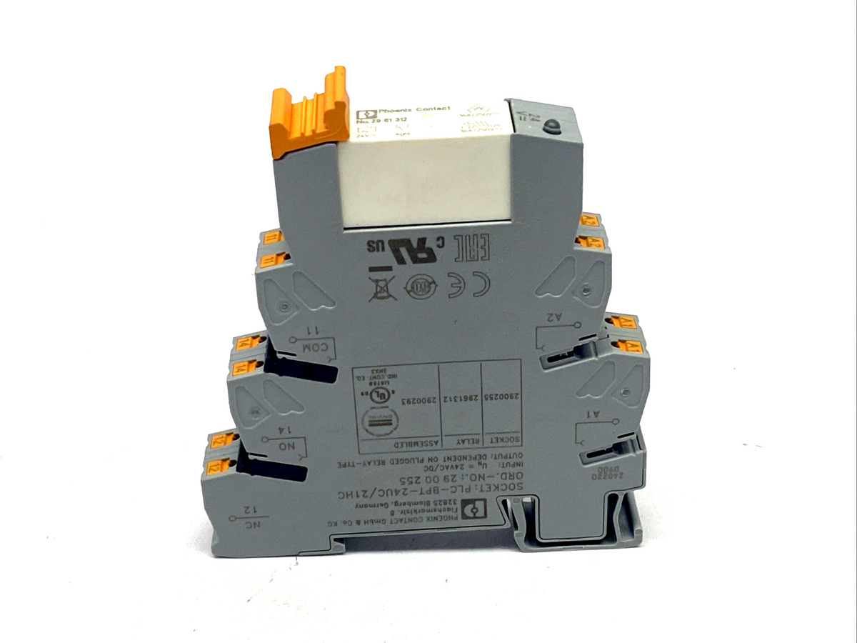 Phoenix Contact PLC-RPT- 24UC/21HC Relay Module 2900293 - Maverick Industrial Sales
