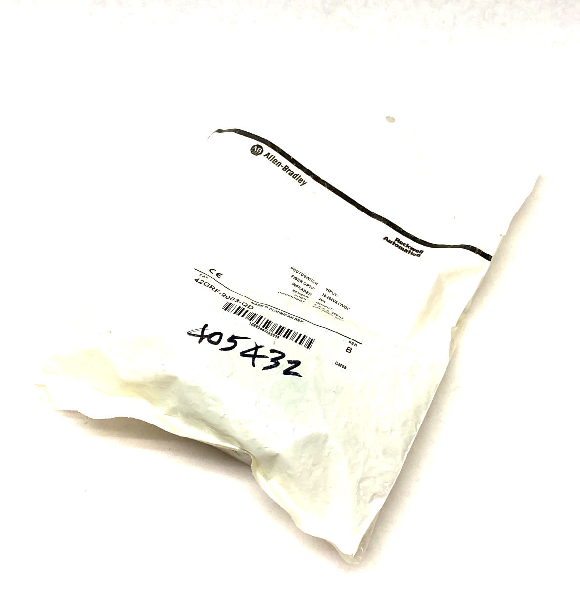 42GRF-9003-QD1 | Allen Bradley Ser. B PHOTOSWITCH Fiber Optic Sensor, Infrared - New – Open box - Maverick Industrial Sales