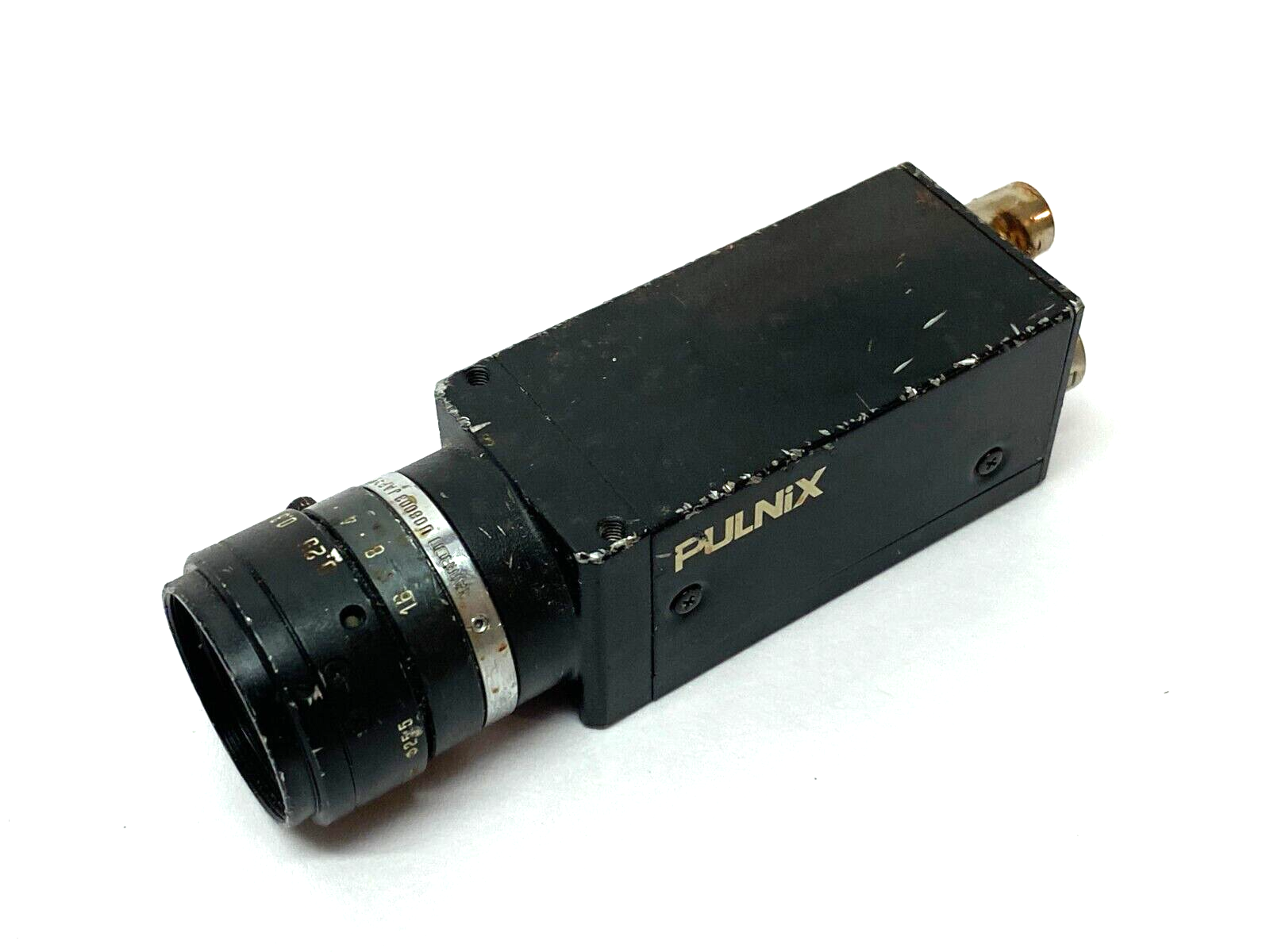 Pulnix TM-6300 Monochrome Full-Frame Shutter Camera 10-1575 w/ Lens - Maverick Industrial Sales