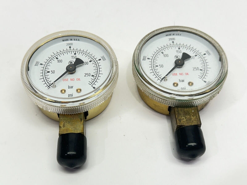 Advanced SG65213000 Air Pressure Gauge 2" 0-4000 PSI LOT OF 2 - Maverick Industrial Sales