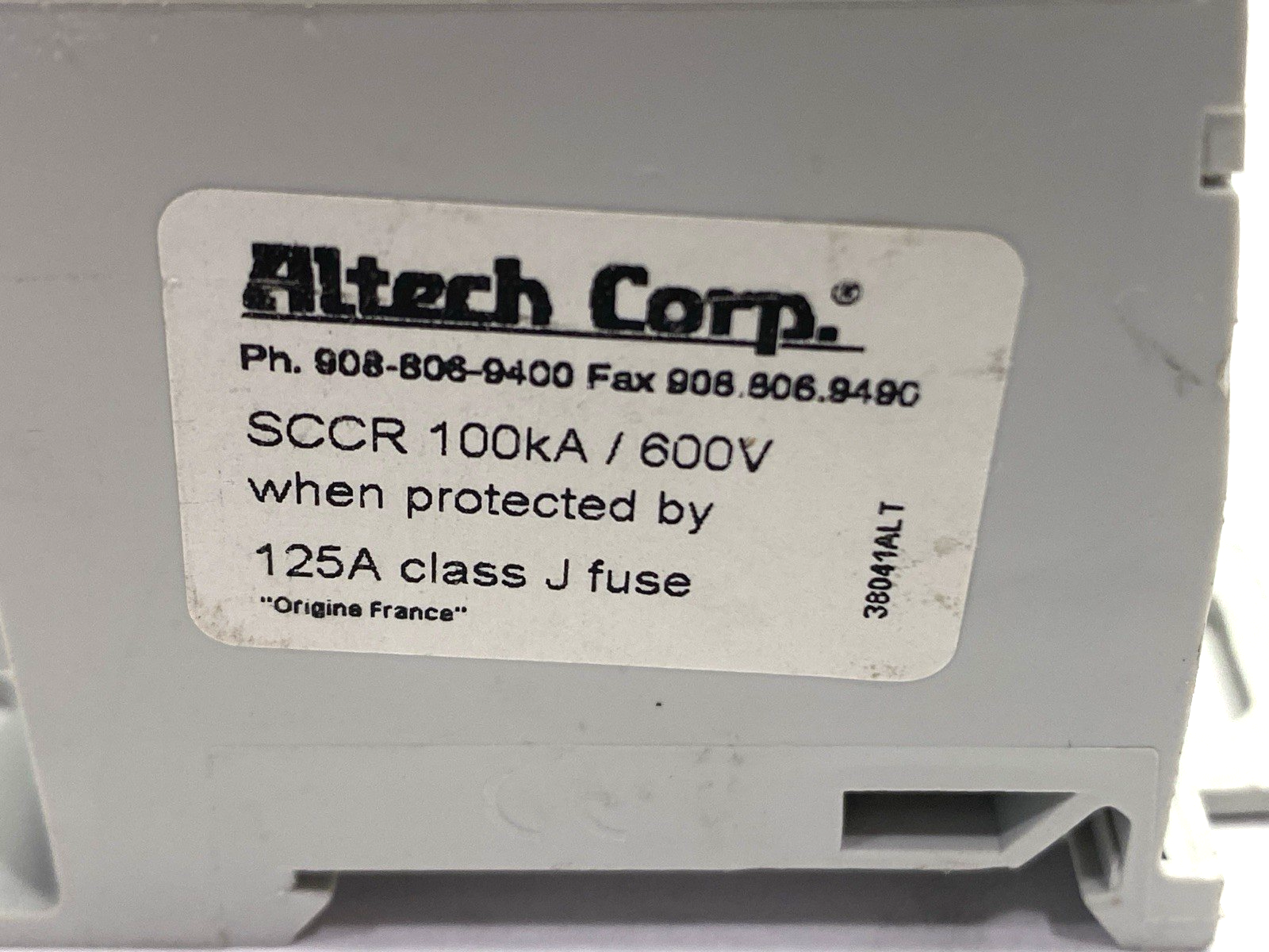 Altech 38041 Power Distribution Block 600V - Maverick Industrial Sales