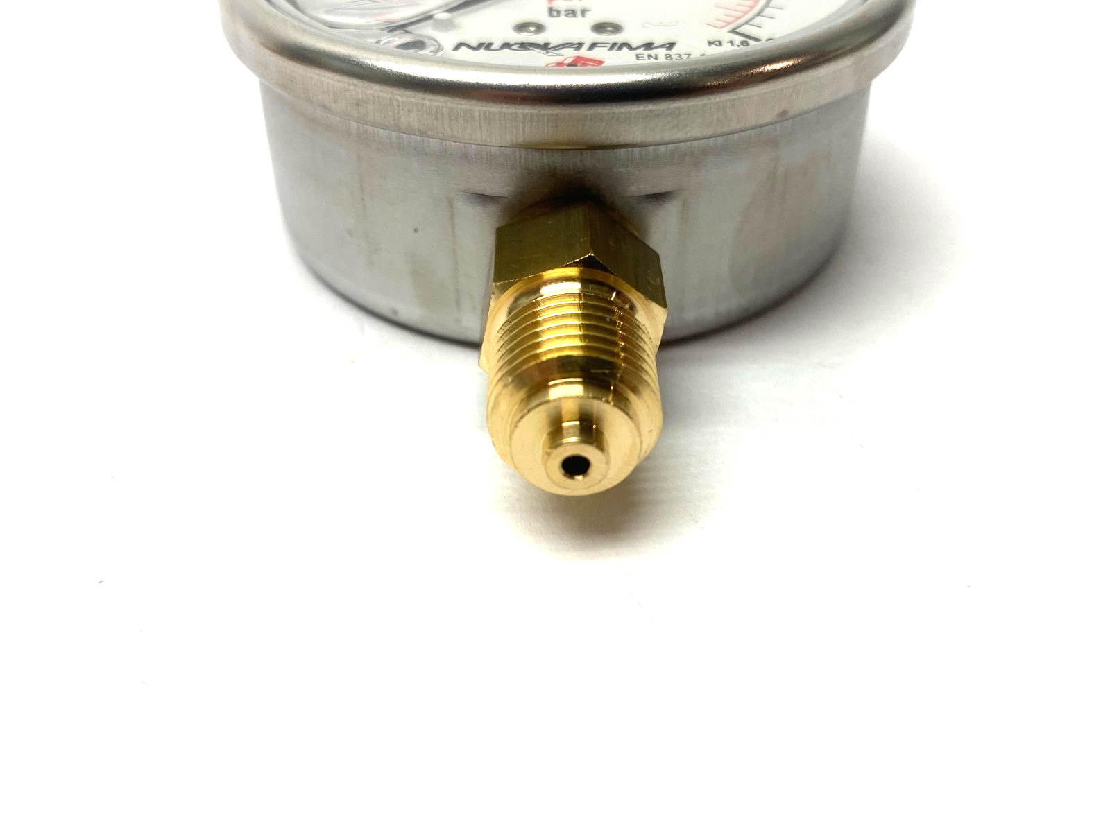 Nuova Fima M63R.GL040G14 Radial Glycerine Manometer 0-40 bar, G 1/4, 63 mm - Maverick Industrial Sales