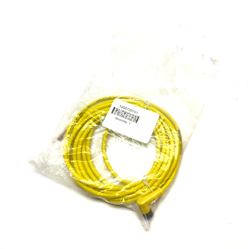 Balluff C21BE300TY150F 250V 3 Pin Right Angle Female To Flying Leads Cordset - Maverick Industrial Sales