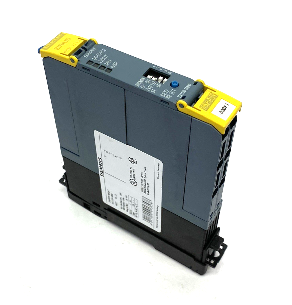 Siemens 3SK1120-2AB40 SIRIUS Advanced Basic Safety Relay BROKEN TERMINAL - Maverick Industrial Sales
