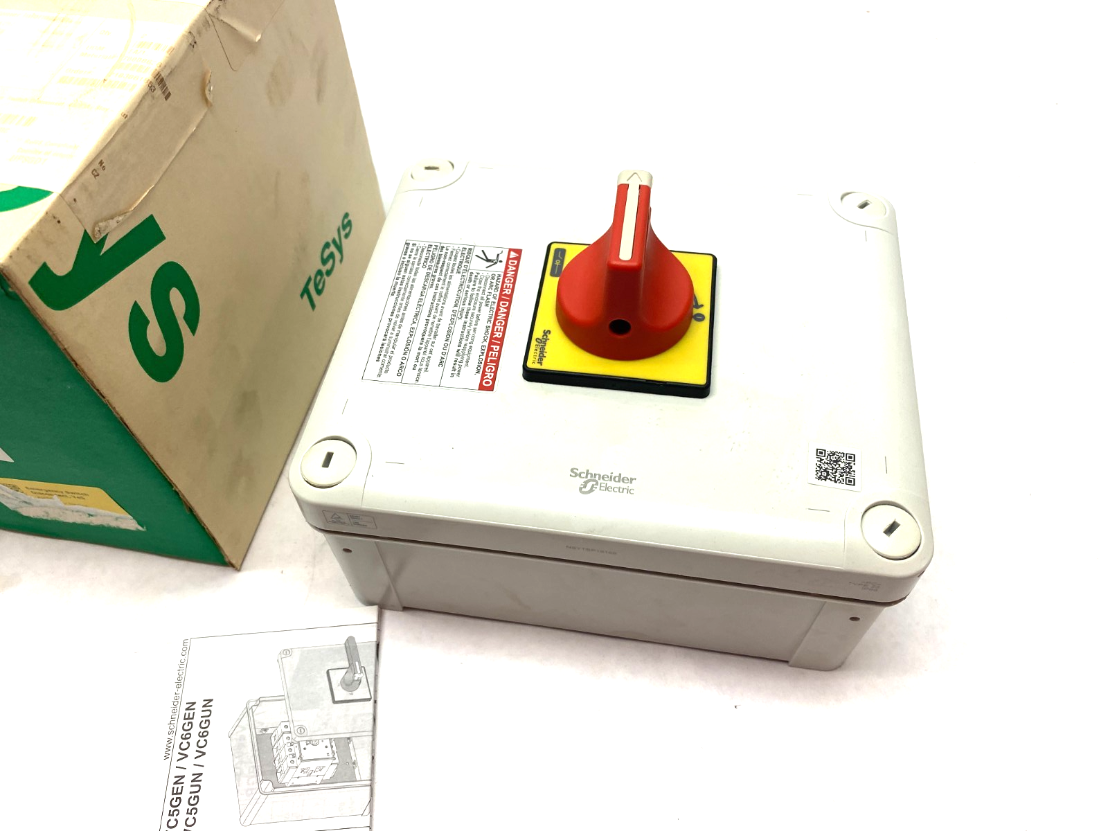 Schneider Electric VC3GUN Enclosed Emergency Switch IP55 480/600V 941319 - Maverick Industrial Sales