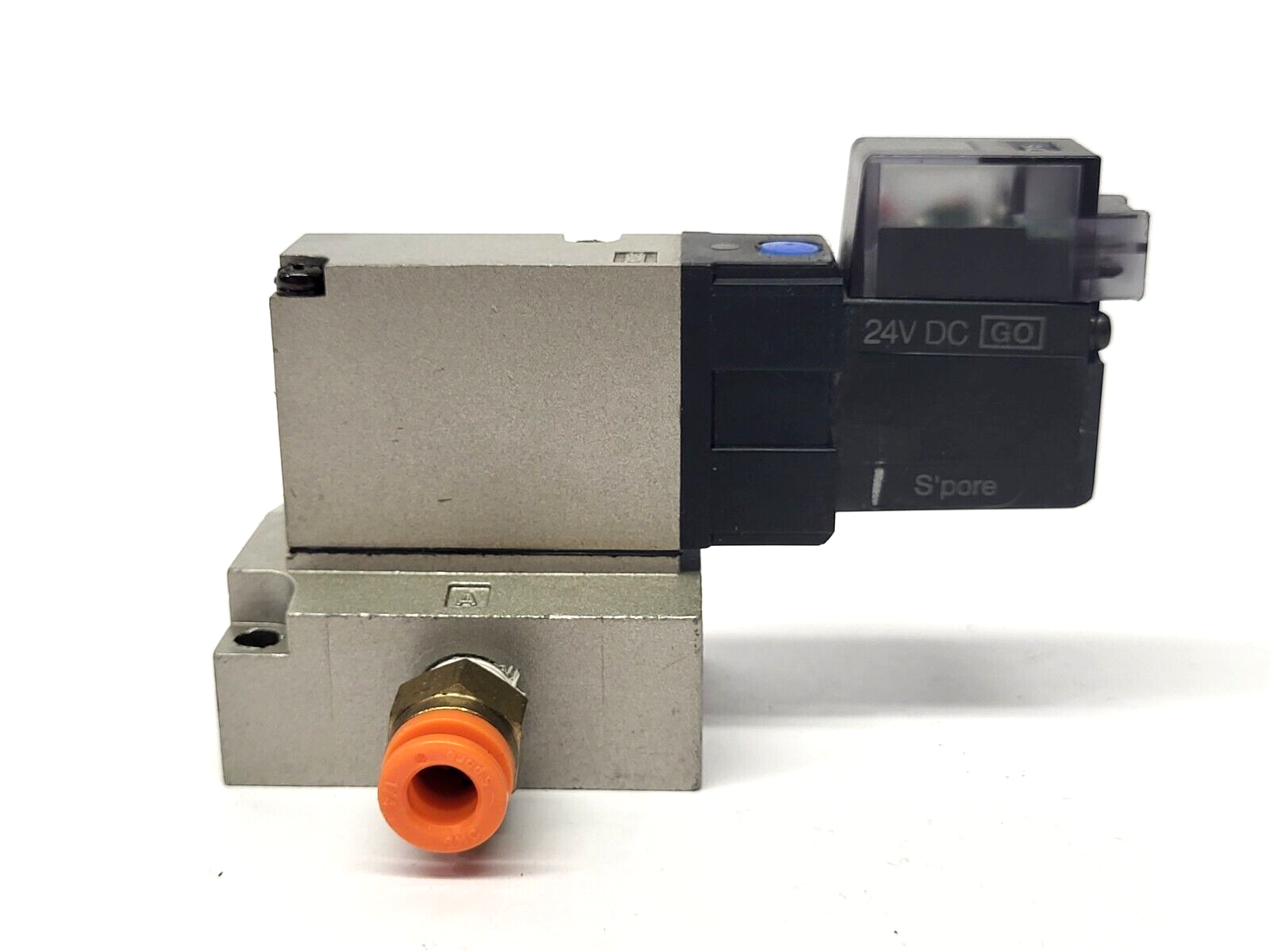 SMC VZ415 Solenoid Valve w/ 3-Port Manifold Base - Maverick Industrial Sales
