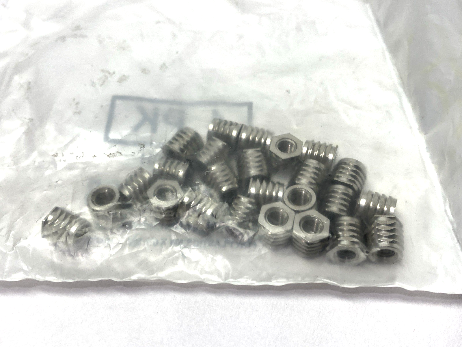 92398A123 Stainless Steel Hex Inserts M4 x 0.7mm PACKAGE OF 25 - Maverick Industrial Sales
