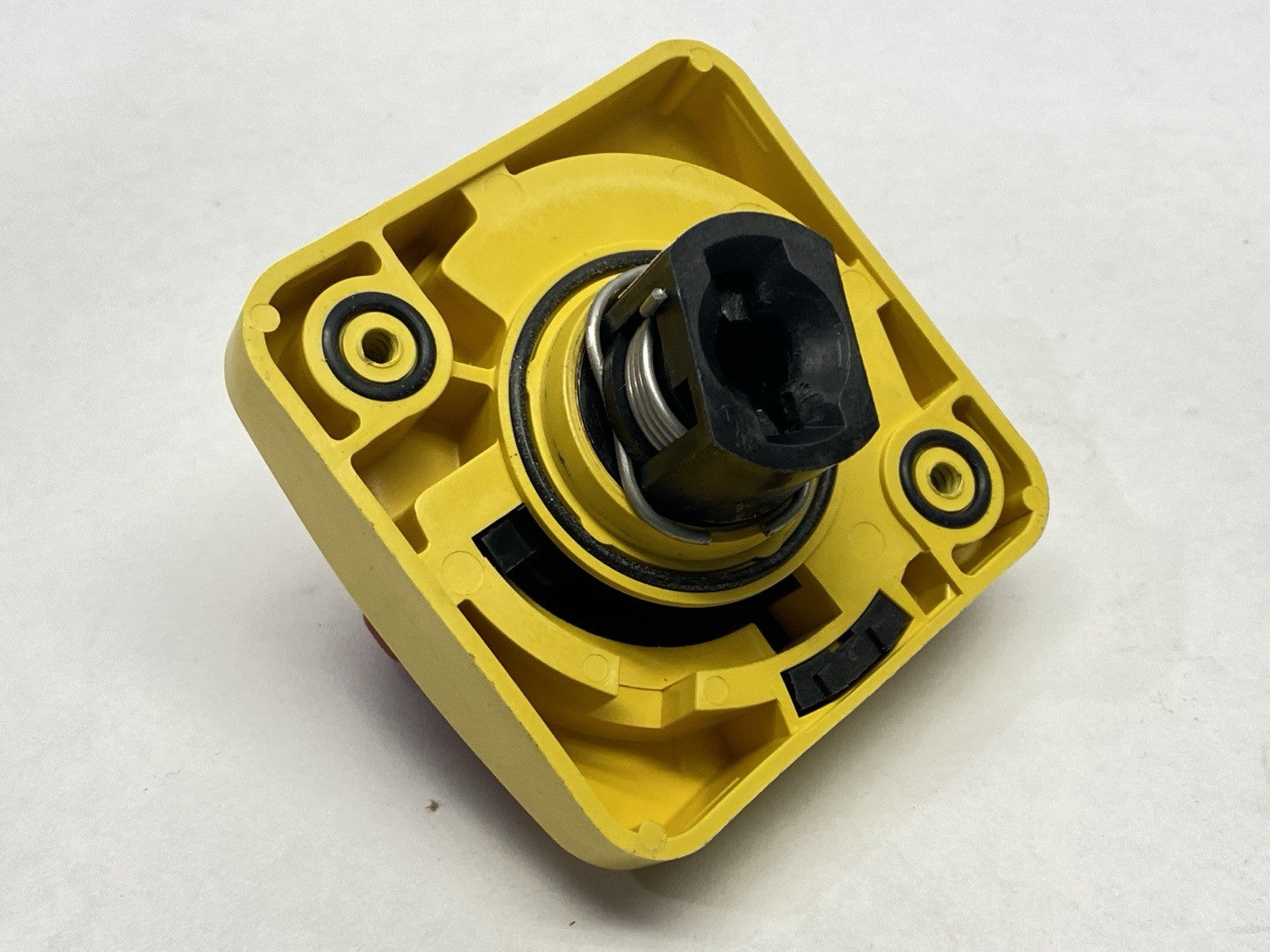 194R-HS4E | Allen Bradley Ser A Rotary Disconnect Switch Handle Red/Yellow - Used - Maverick Industrial Sales