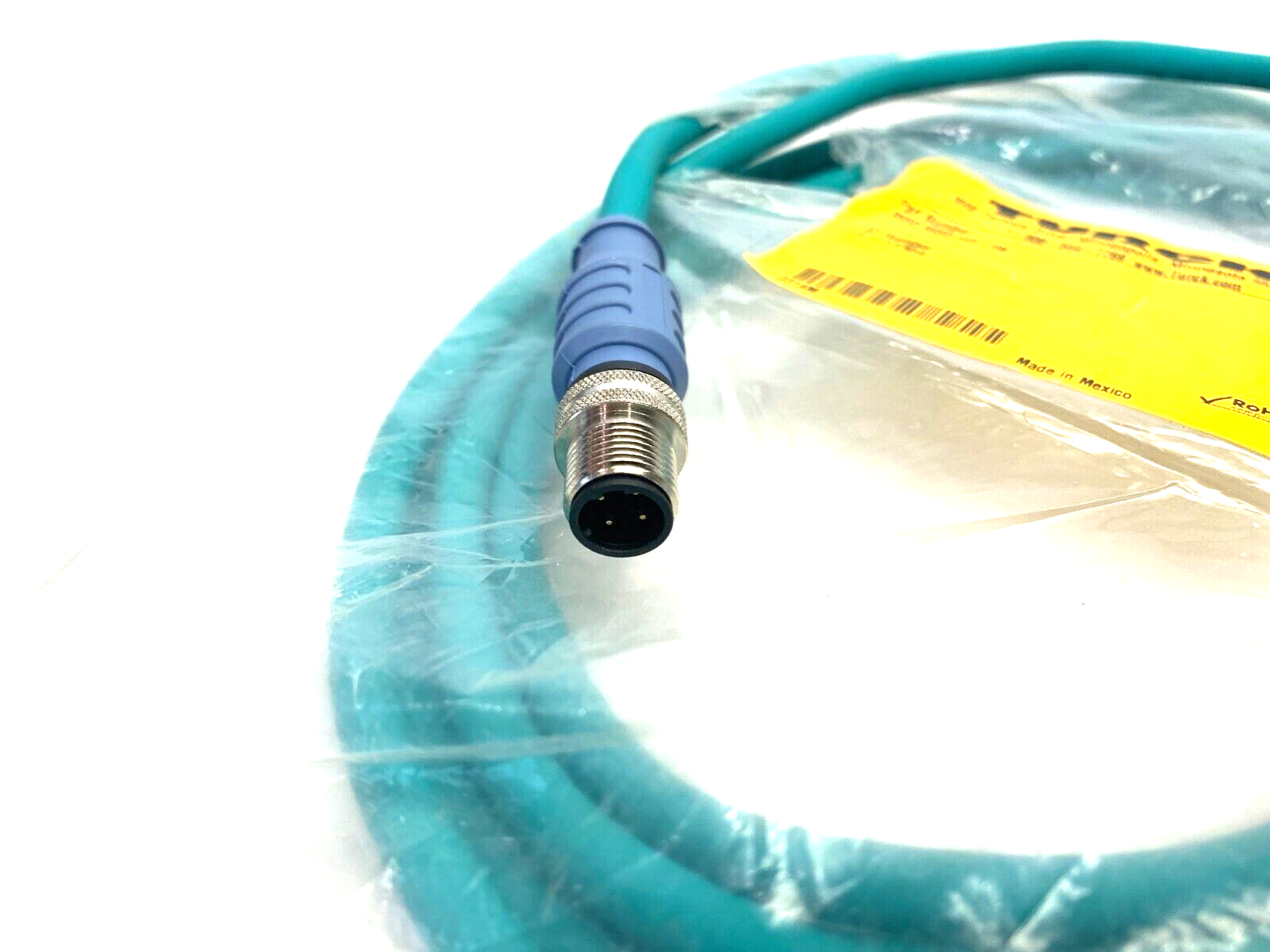 Turck RSSD RSSD 443-3M Industrial Ethernet Cable Male M12 4-Pin 3m, U-11304 - Maverick Industrial Sales
