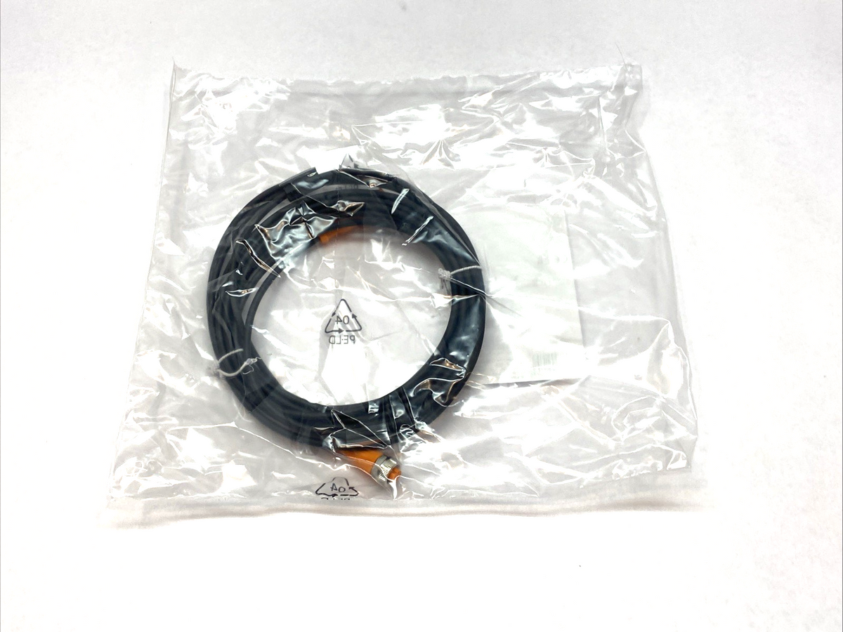 EVC014 | IFM Proximity Switch Sensor Connection Cable M to F 5m 250VAC 300VDC 4A - New - Maverick Industrial Sales