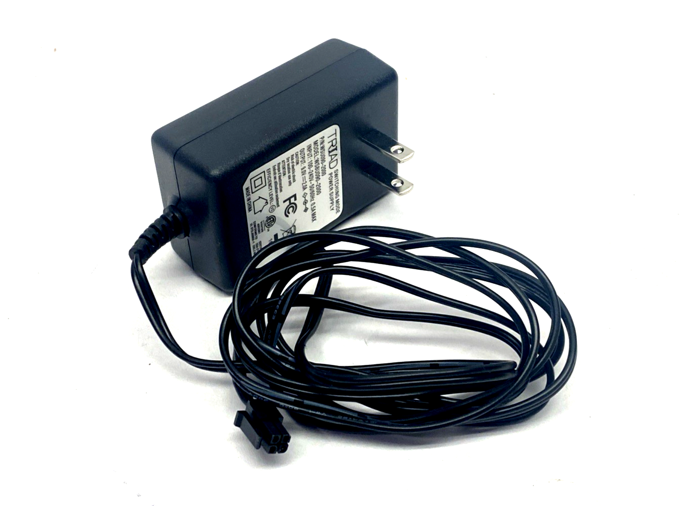 Triad Magnetics WSU090-2000 Power Supply, 4-Pin 100-240VAC 9VDC WS8U090-2000 2PK - Maverick Industrial Sales