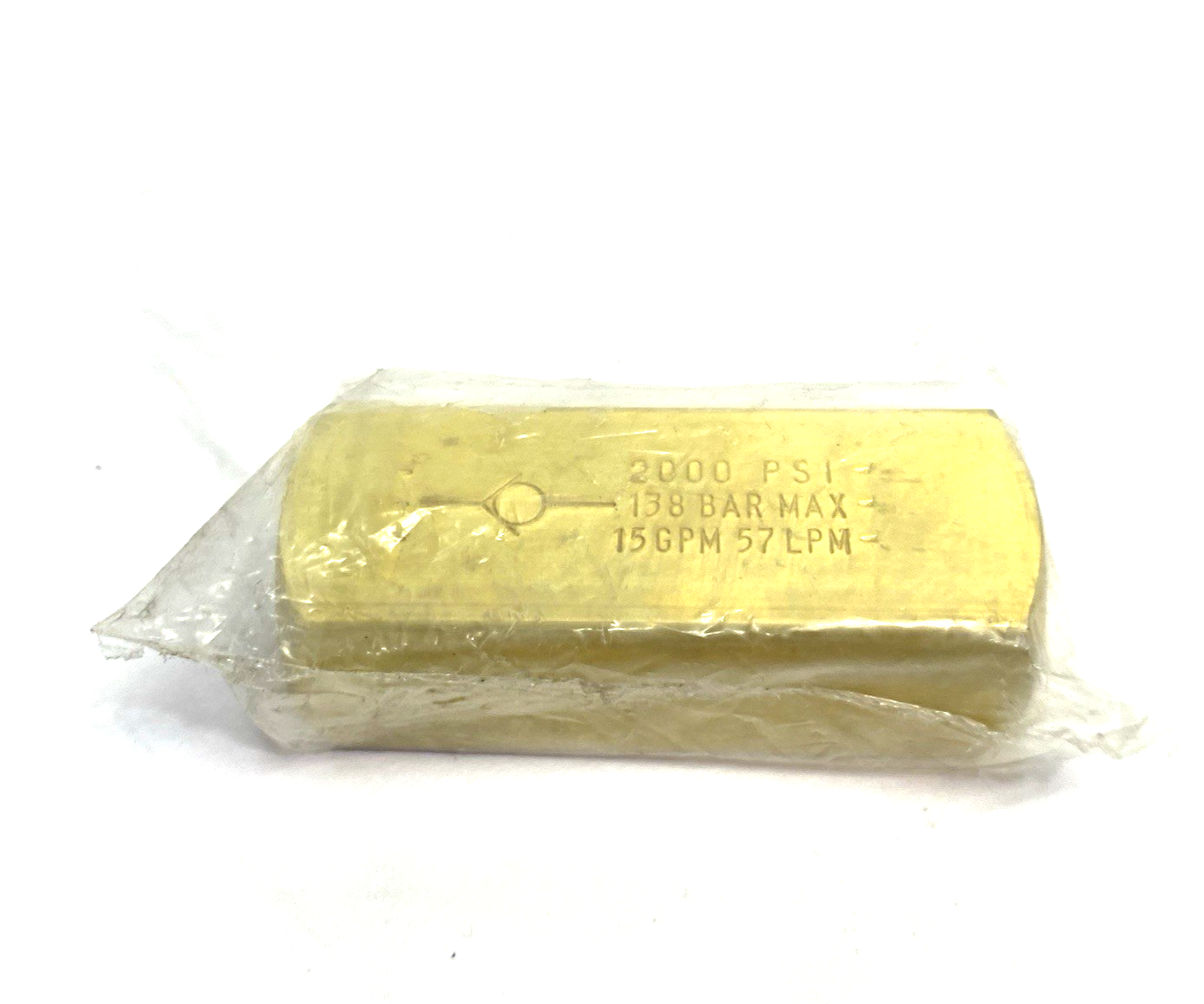 C800B | Parker Colorflow In-line Check Valve, Brass Body 2000psi - New - Maverick Industrial Sales