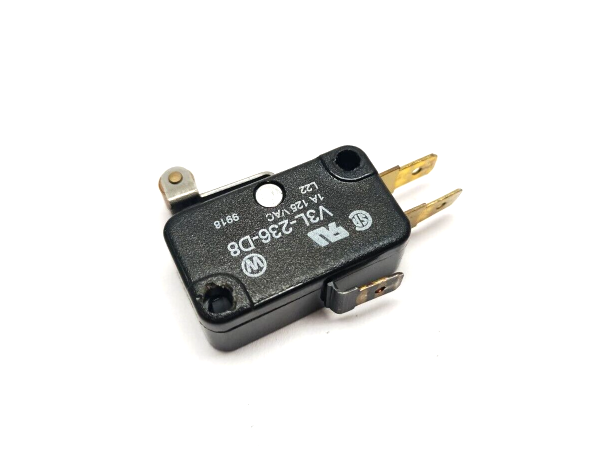 Honeywell Microswitch V3L-236-D8 Miniature Roller Lever Limit Switch 1A 125VAC - Maverick Industrial Sales