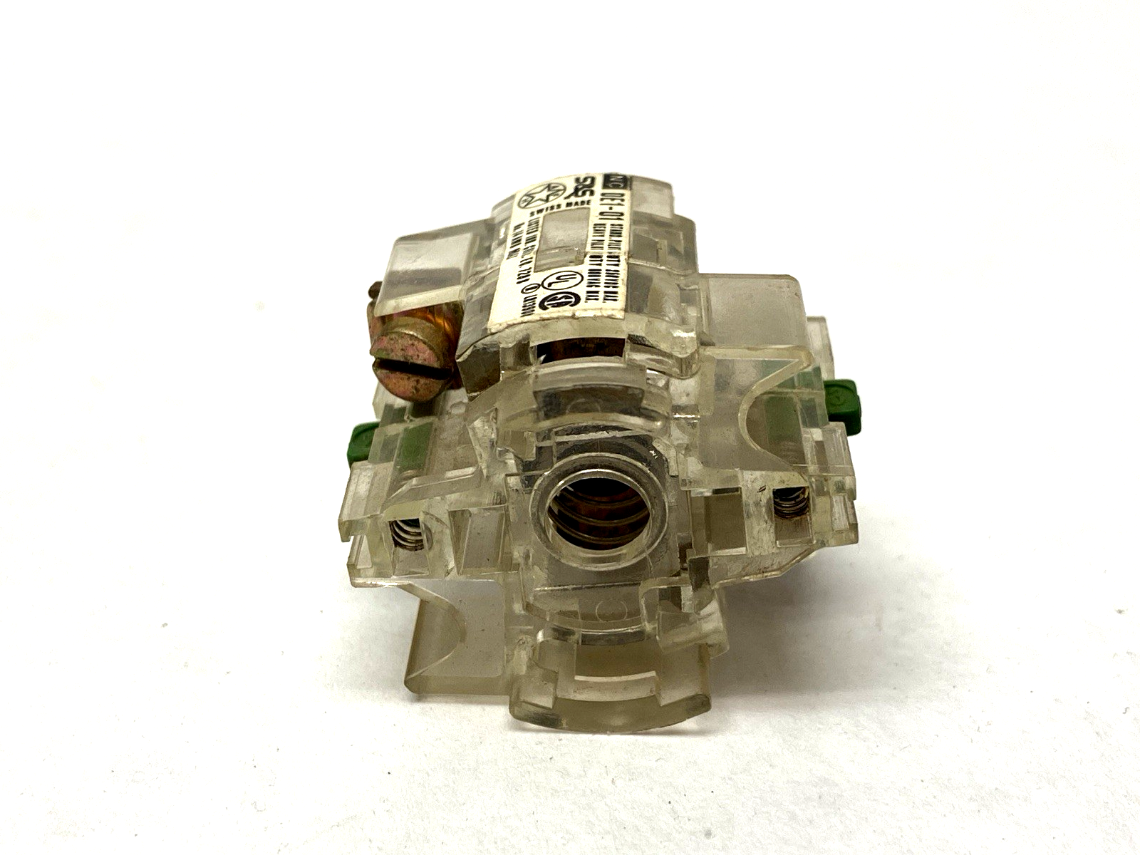 Sprecher+Schuh DE1-01 Contact Block 500V 10A - Maverick Industrial Sales
