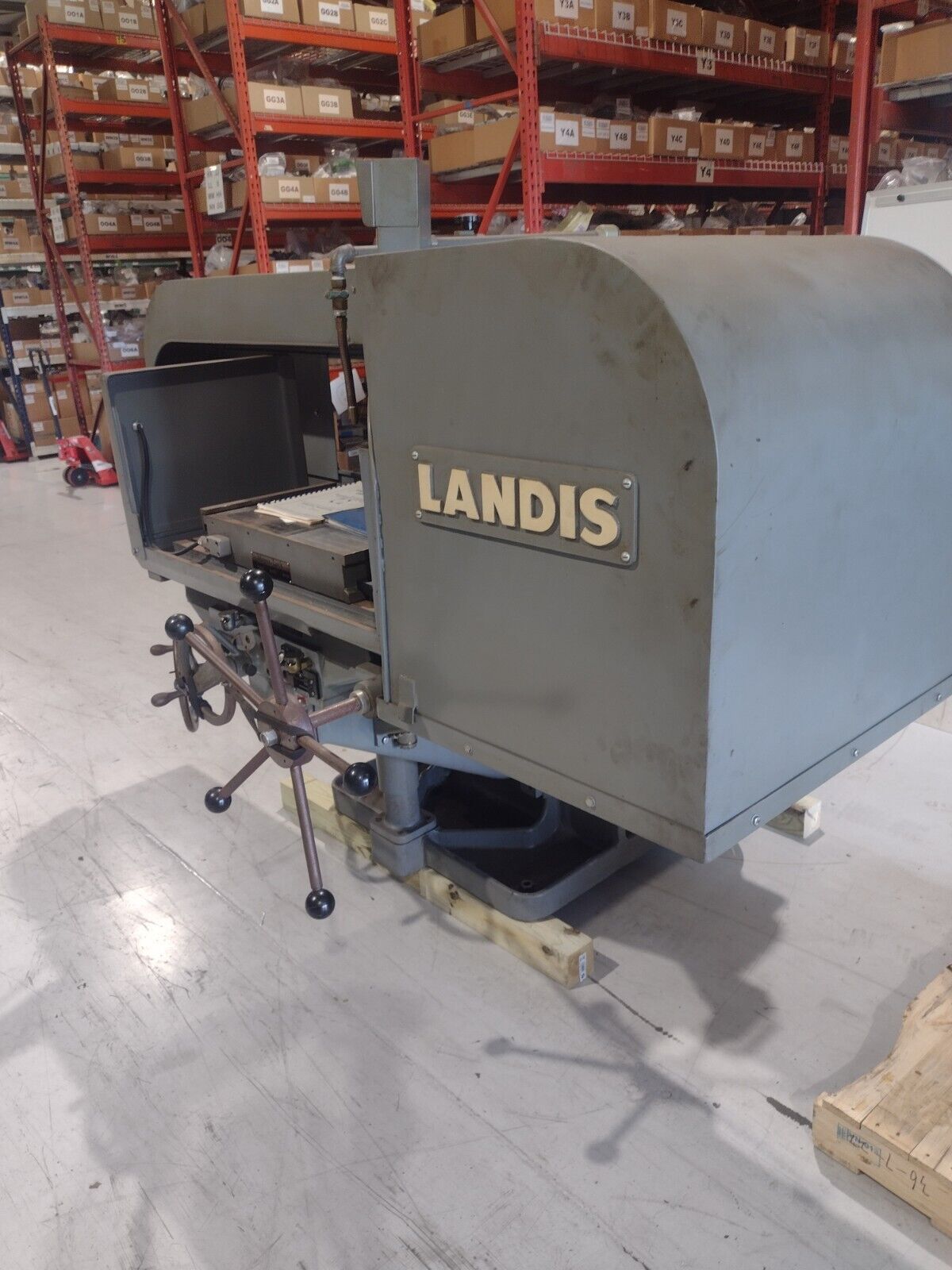 Landis F-18 Face Grinder and Coolant Pump - Maverick Industrial Sales