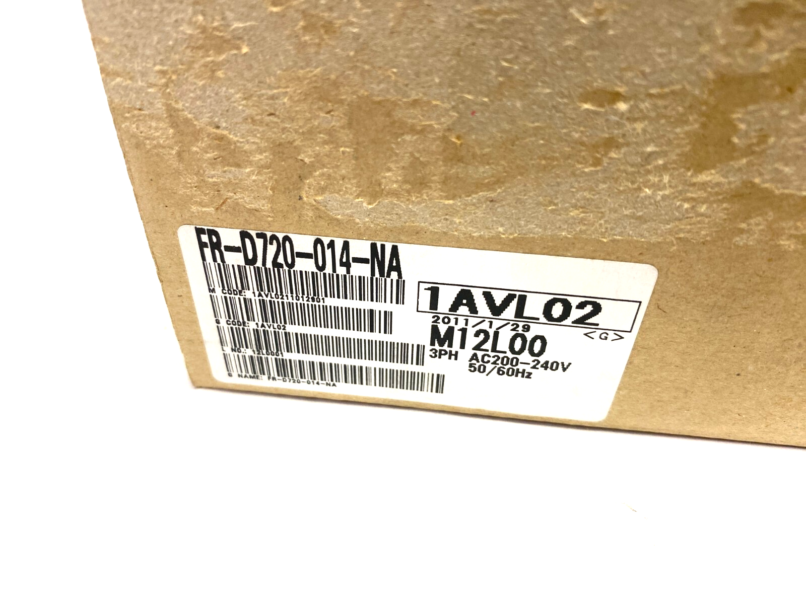 Mitsubishi FR-D720-014-NA Compact Variable Speed Drive 3Ph AC200-240V - Maverick Industrial Sales