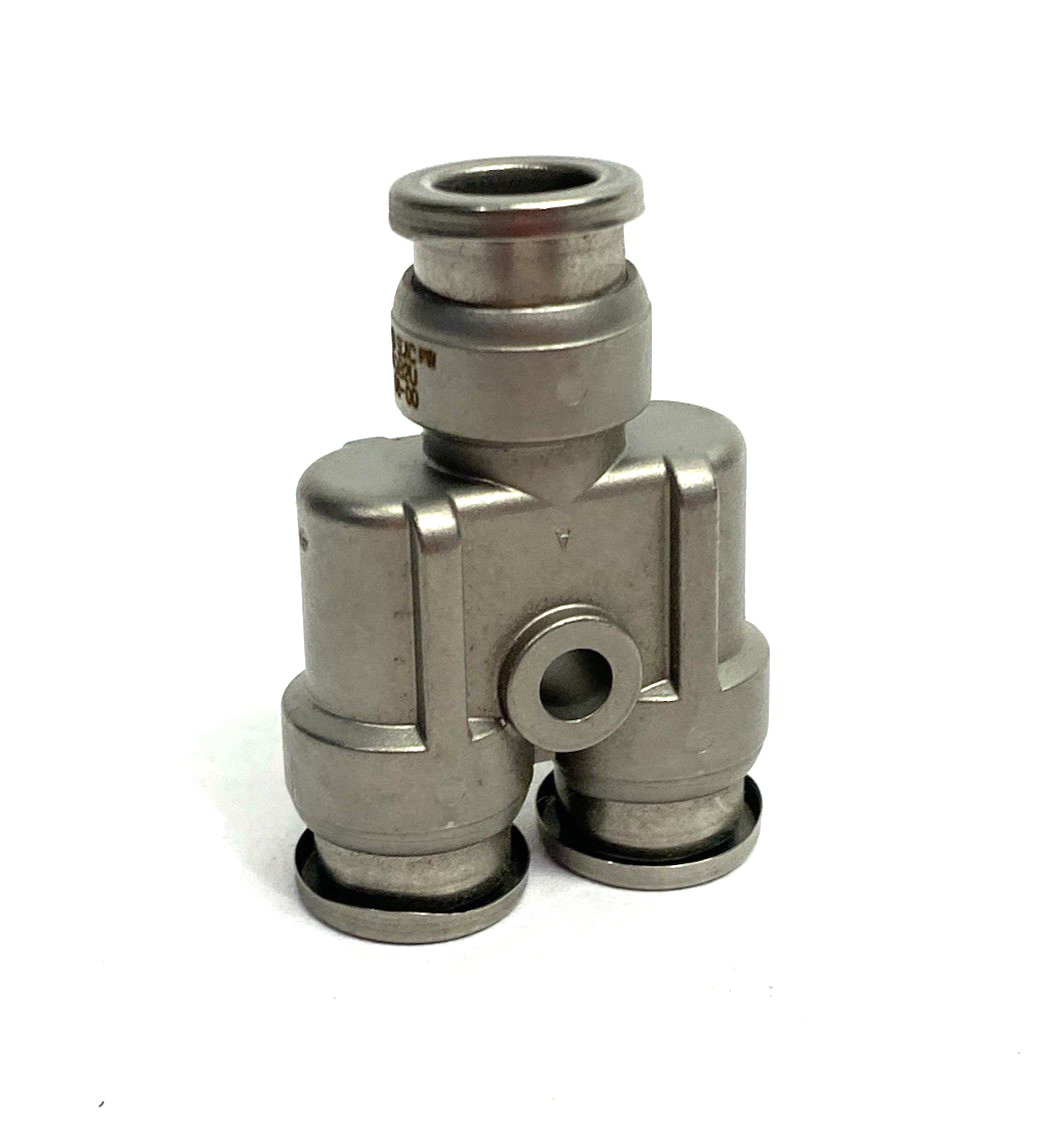 KQB2U08-00 | SMC Metal Y-Union Fitting 8mm - New – Open box - Maverick Industrial Sales