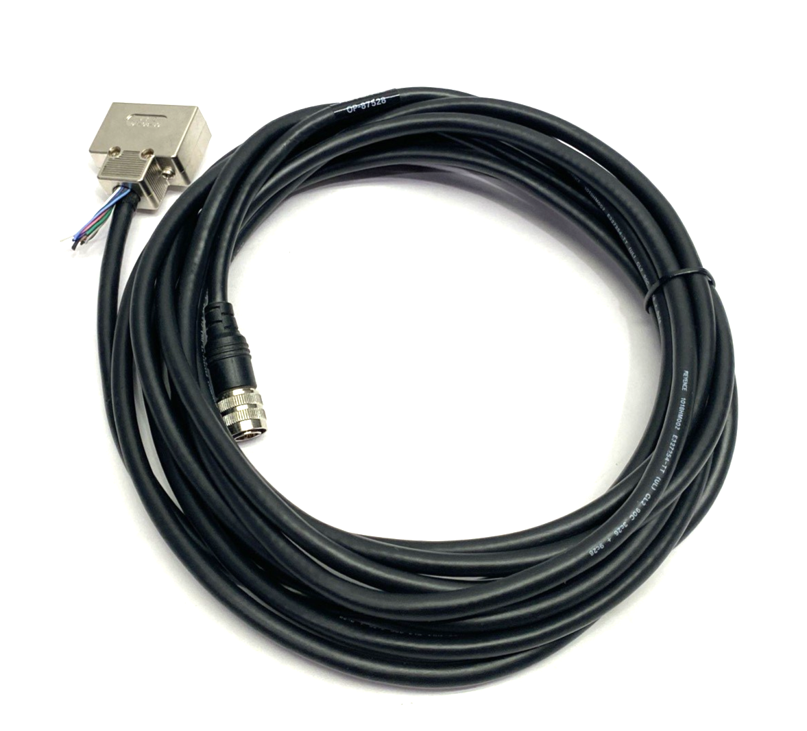 Keyence OP-87528 Control Cable NFPA79 Compatible,With D-Sub 9-pin 5 m - Maverick Industrial Sales