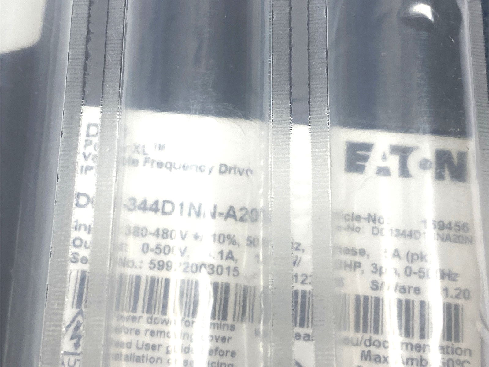 DC1-344D1NN-A20N | Eaton PowerXL Variable Frequency Drive 3PH 480VAC 4.1A 1.5kW - New - Maverick Industrial Sales