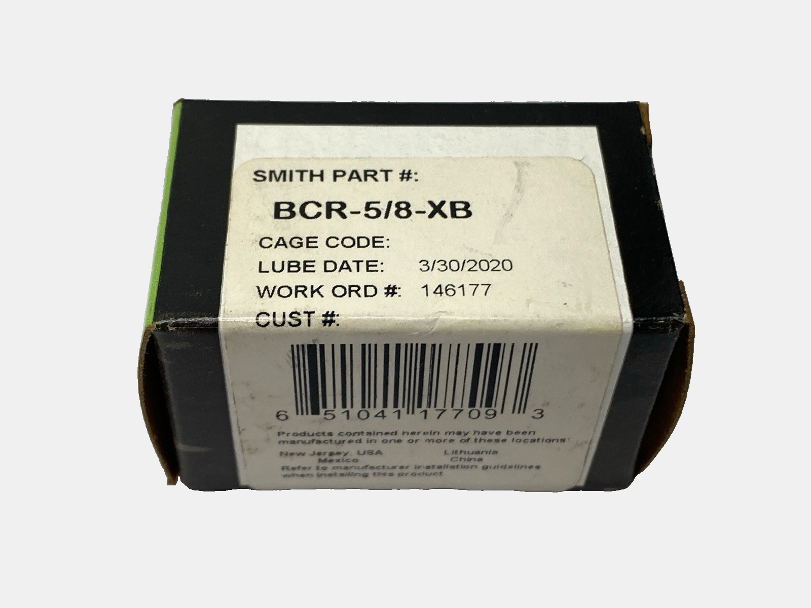 Smith Bearing BCR-5/8-XB Hex Head Stud Type Needle Roller Bearing .625 OD - Maverick Industrial Sales